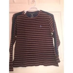 U.S. Polo Sweater Men's L MULTICOLORED 100% Cotton LS